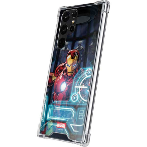 Marvel Iron Man New Armor Galaxy S23 Ultra Clear Case