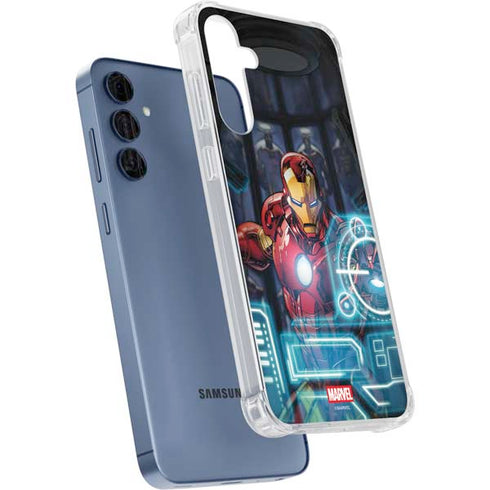 Marvel Iron Man New Armor Galaxy S24 Clear Case