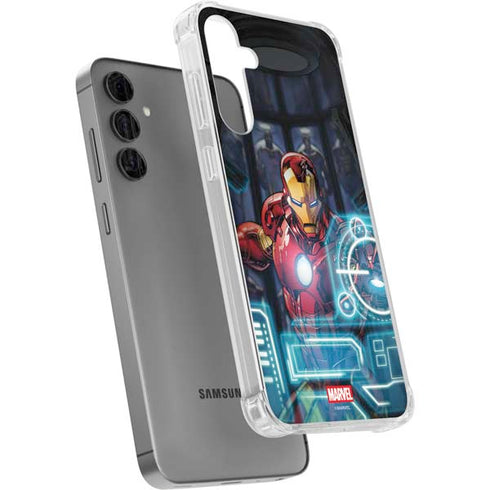 Marvel Iron Man New Armor Galaxy S24 Plus Clear Case