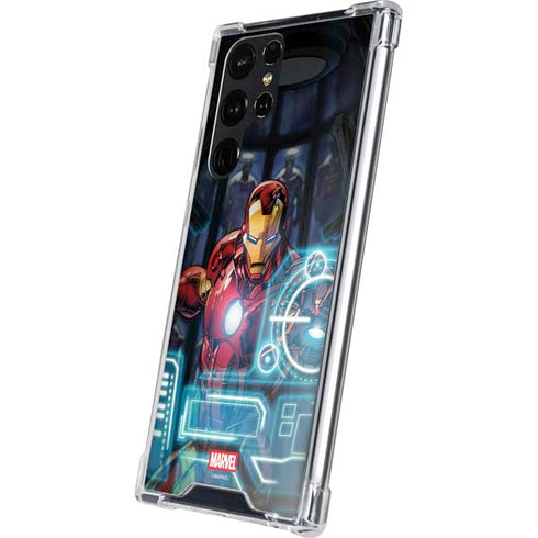 Marvel Iron Man New Armor Galaxy S24 Ultra Clear Case