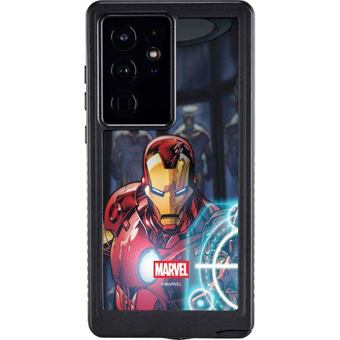 Marvel Iron Man New Armor Galaxy S24 Ultra Waterproof Case