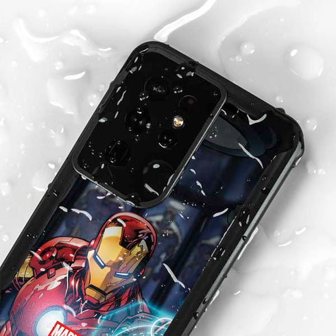 Marvel Iron Man New Armor Galaxy S24 Ultra Waterproof Case