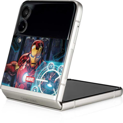 Marvel Iron Man New Armor Galaxy Z Flip3 5G Skin