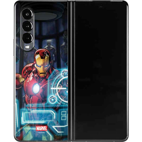 Marvel Iron Man New Armor Galaxy Z Fold3 5G Skin