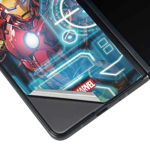 Marvel Iron Man New Armor Galaxy Z Fold3 5G Skin