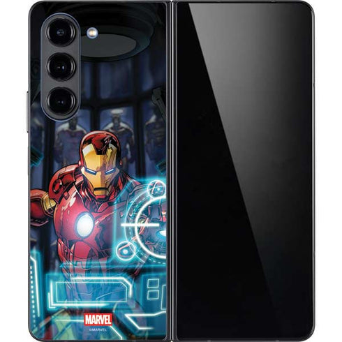 Marvel Iron Man New Armor Galaxy Z Fold5 5G Skin