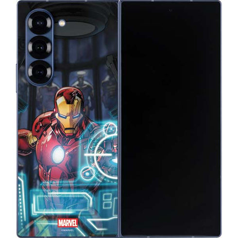 Marvel Iron Man New Armor Galaxy Z Fold6 Skin
