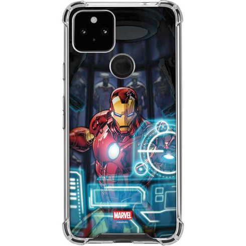 Marvel Iron Man New Armor Google Pixel 5a 5G Clear Case