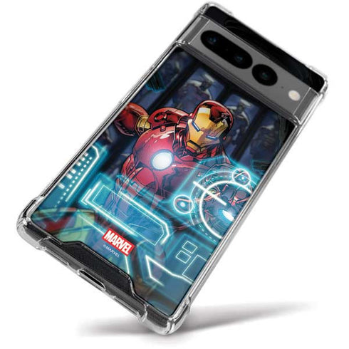 Marvel Iron Man New Armor Google Pixel 7 Pro Clear Case