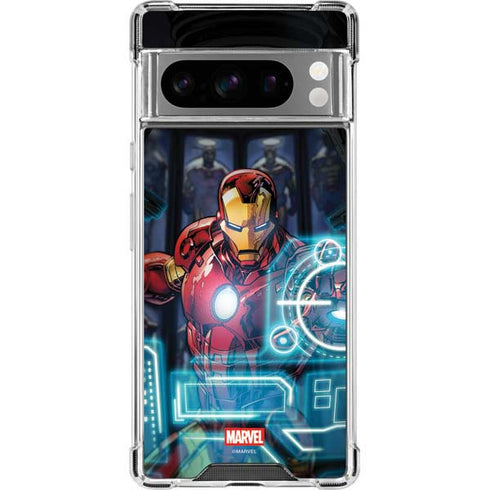 Marvel Iron Man New Armor Google Pixel 8 Pro Clear Case