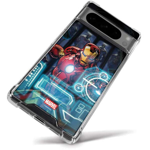 Marvel Iron Man New Armor Google Pixel 8 Pro Clear Case