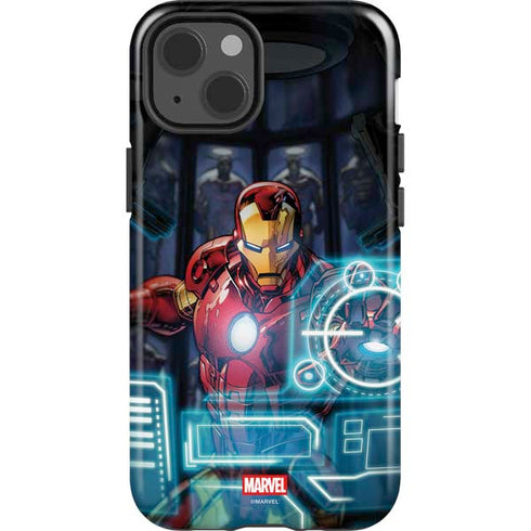 Marvel Iron Man New Armor iPhone 15 Plus Impact Case