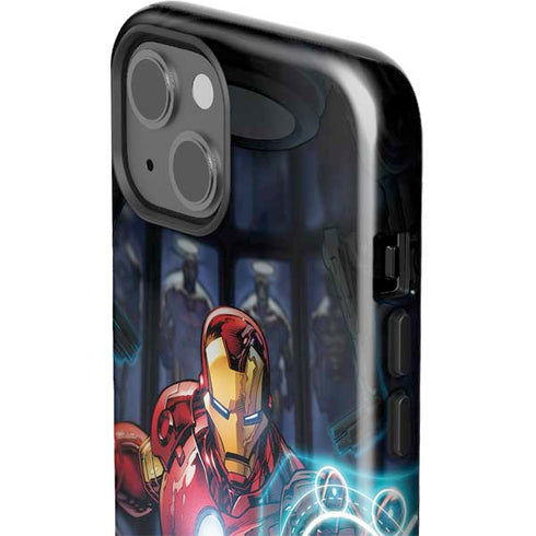 Marvel Iron Man New Armor iPhone 15 Plus Impact Case