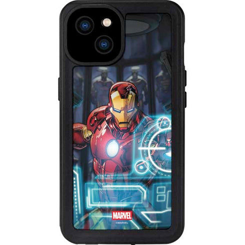 Marvel Iron Man New Armor iPhone 15 Plus Waterproof Case