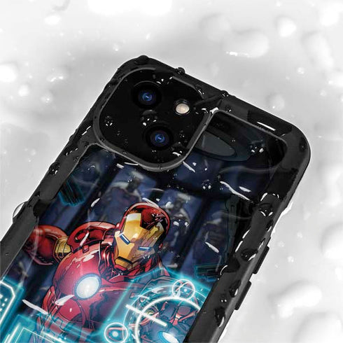 Marvel Iron Man New Armor iPhone 15 Plus Waterproof Case