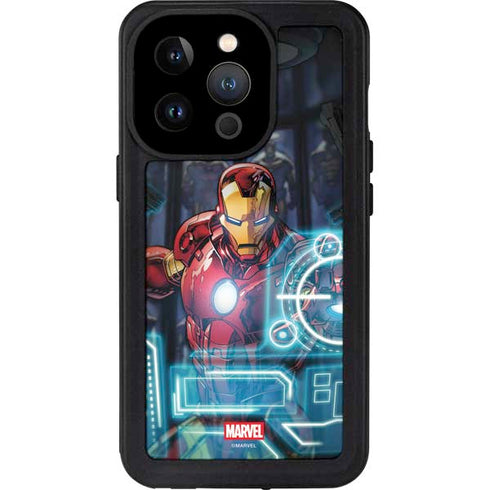 Marvel Iron Man New Armor iPhone 15 Pro Waterproof Case
