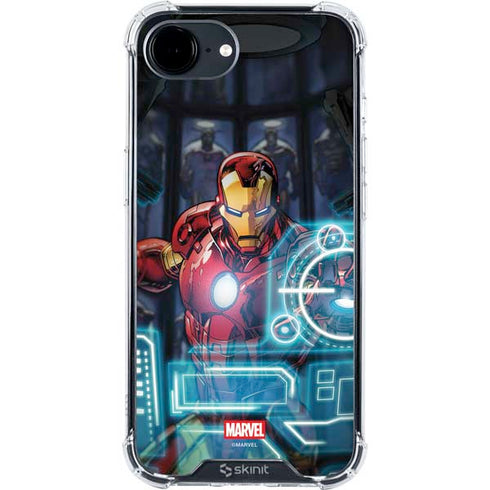 Marvel Iron Man New Armor iPhone 16e Clear Case