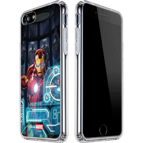 Marvel Iron Man New Armor iPhone SE (2nd & 3rd Gen) Clear Case