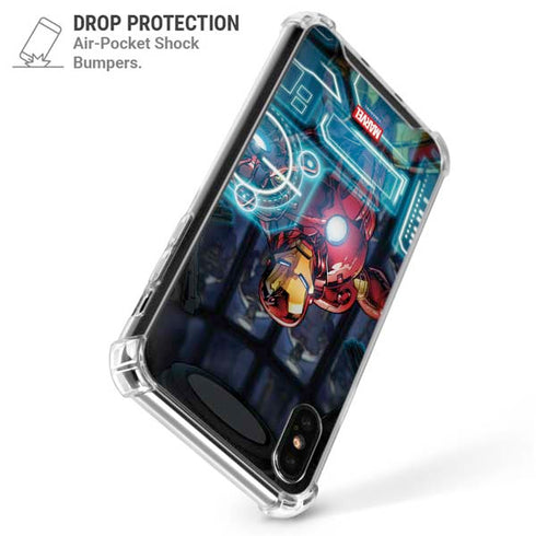 Marvel Iron Man New Armor iPhone XS Max Clear Case