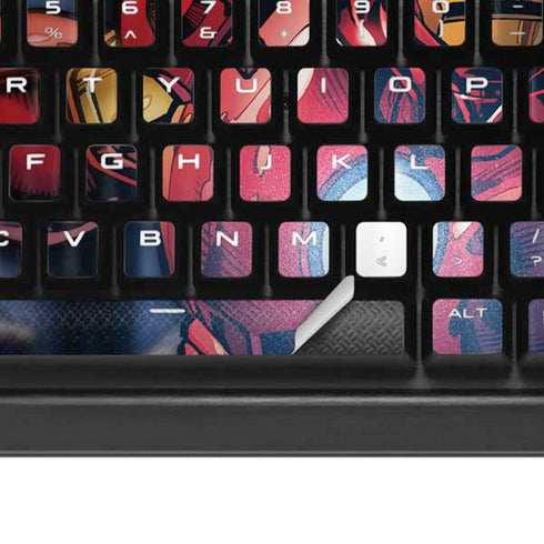 Marvel Iron Man New Armor K95 RGB PLATINUM Mechanical Gaming Keyboard Skin