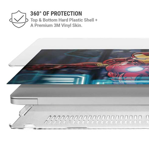 Marvel Iron Man New Armor MacBook Pro 15in (2016-19) Case plus Skin