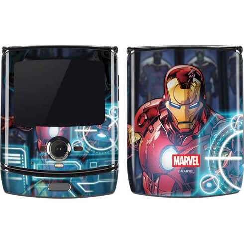 Marvel Iron Man New Armor Motorola RAZR Skin