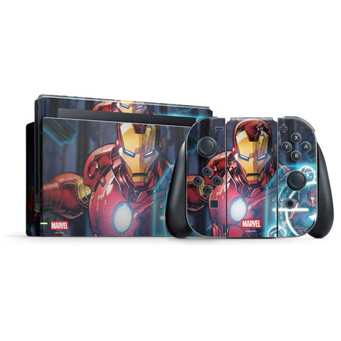 Marvel Iron Man New Armor Nintendo Switch Bundle Skin