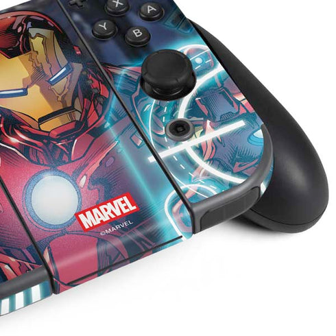Marvel Iron Man New Armor Nintendo Switch (2017-2021) Joy-Con Controller Skin
