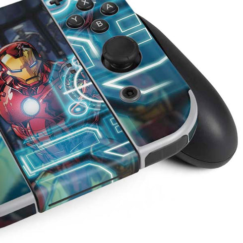 Marvel Iron Man New Armor Nintendo Switch OLED (2021) Skin