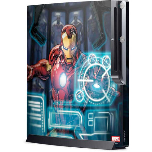 Marvel Iron Man New Armor Playstation 3 & PS3 Slim Skin
