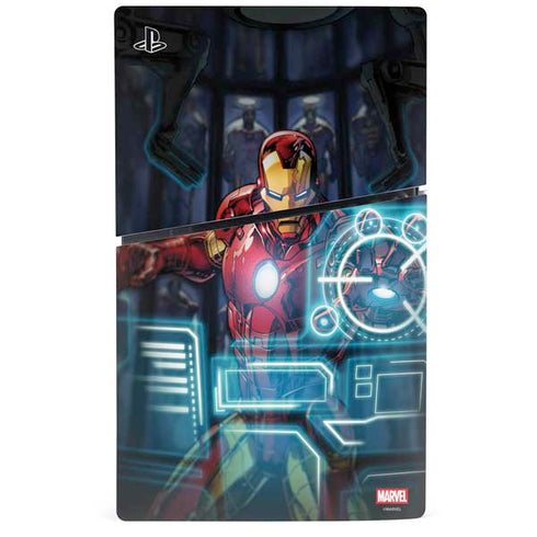 Marvel Iron Man New Armor PS5 Slim Digital Edition Bundle Skin