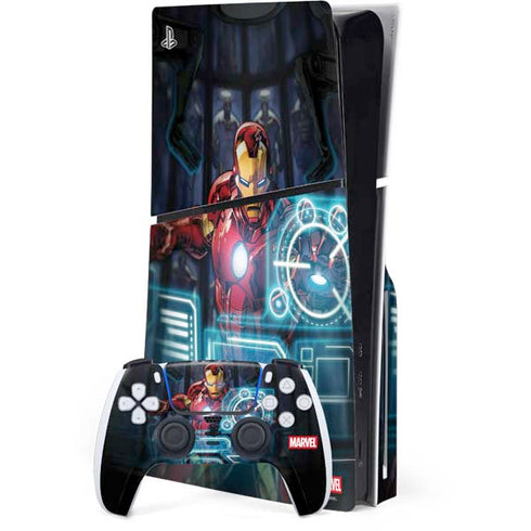 Marvel Iron Man New Armor PlayStation PS5 Skins