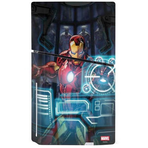 Marvel Iron Man New Armor PS5 Slim Disk Console Skin