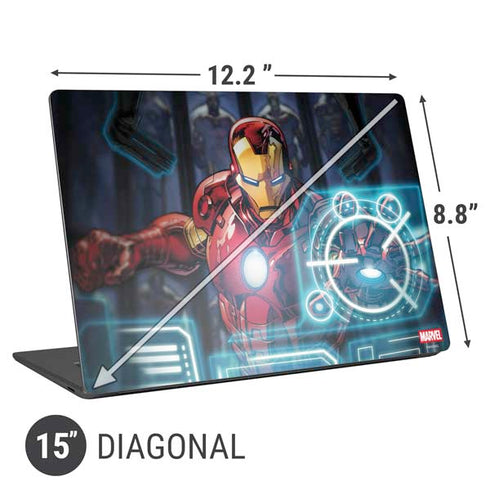 Marvel Iron Man New Armor Universal Laptop 15in (12.2 x 8.8in) Skin