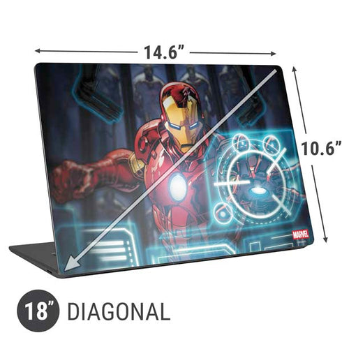 Marvel Iron Man New Armor Universal Laptop 18in (14.6 x 10.6in) Skin