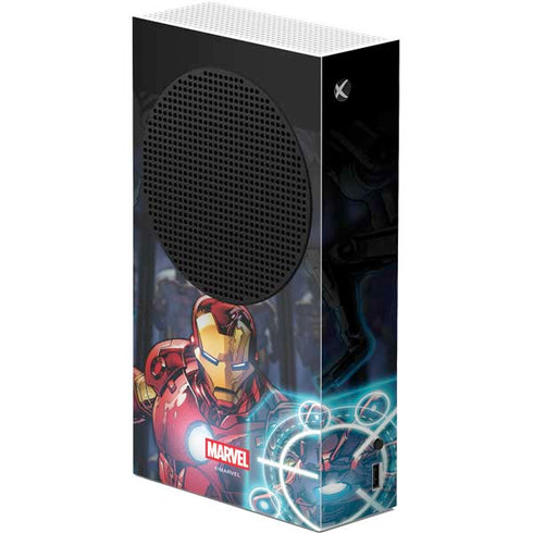 Marvel Iron Man New Armor Xbox Series S Console Skin