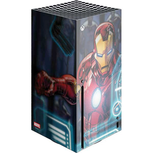 Marvel Iron Man New Armor Xbox Series X Console Skin