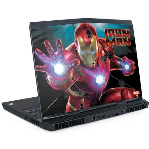 Marvel Iron Man Repulsor Blast Dell Alienware Skin