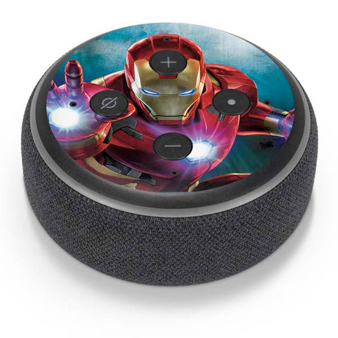 Marvel Iron Man Repulsor Blast Amazon Echo Dot Skin