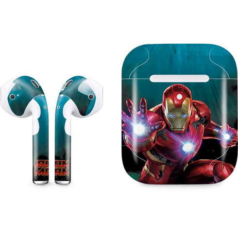 Marvel Iron Man Repulsor Blast Apple AirPods 2 Skin
