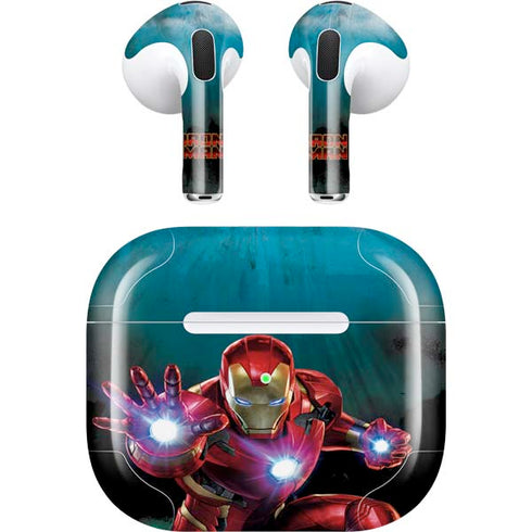 Marvel Iron Man Repulsor Blast Apple AirPods (3rd Gen 2021) Skin