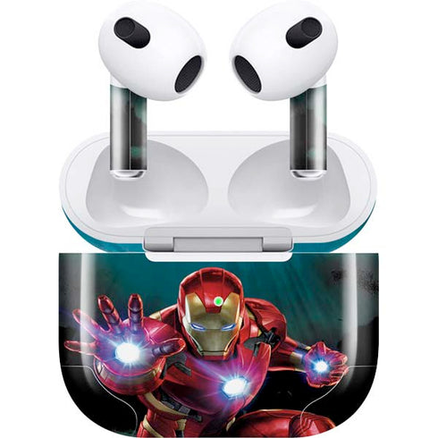 Marvel Iron Man Repulsor Blast Apple AirPods (3rd Gen 2021) Skin