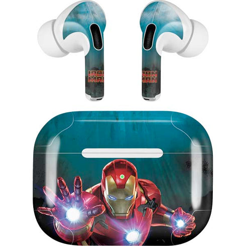 Marvel Iron Man Repulsor Blast Apple AirPods Pro Skin