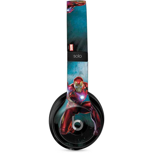 Marvel Iron Man Repulsor Blast Beats Solo 2 Wired Skin