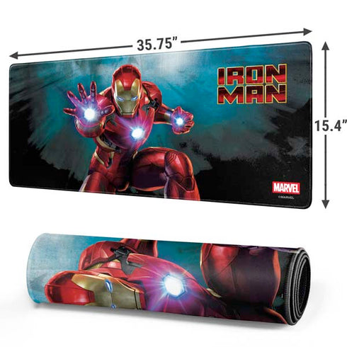 Marvel Iron Man Repulsor Blast Gaming Mouse Pad