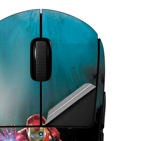 Marvel Iron Man Repulsor Blast G Pro Wireless Gaming Mouse Skin