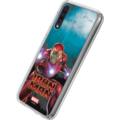 Marvel Iron Man Repulsor Blast Galaxy A50 Clear Case