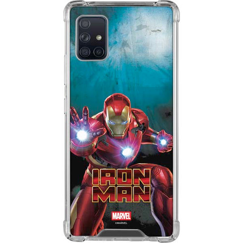Marvel Iron Man Repulsor Blast Galaxy A51 5G Clear Case