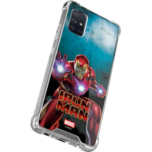 Marvel Iron Man Repulsor Blast Galaxy A51 5G Clear Case