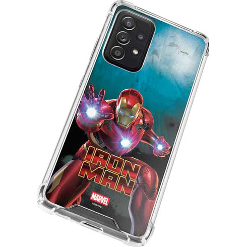Marvel Iron Man Repulsor Blast Galaxy A52 5G Clear Case